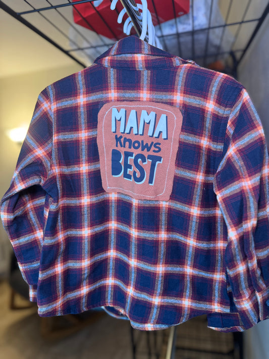 “Mama knows Best” Toddler Flannel 2T