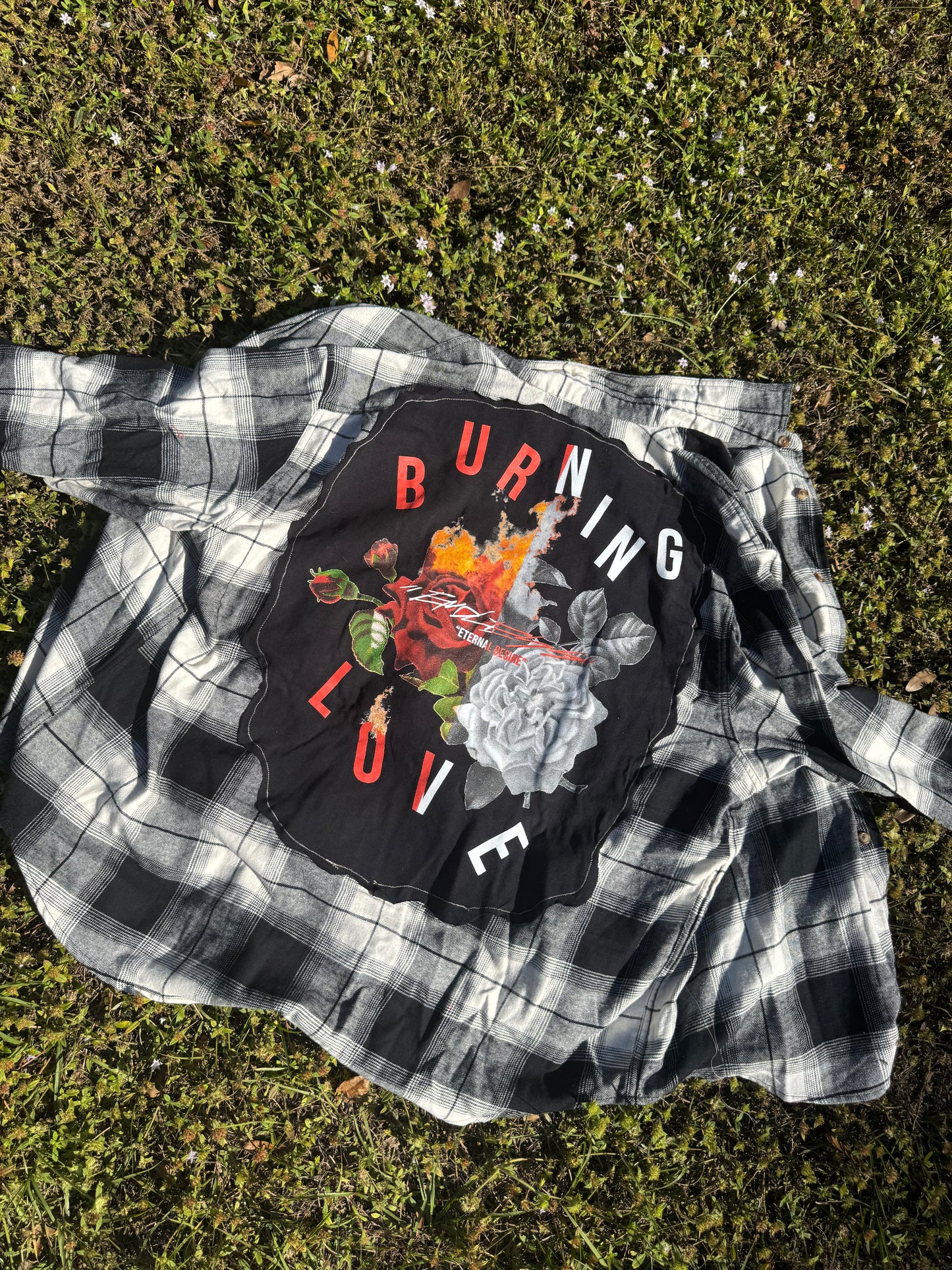 “Burning Love” Flannel