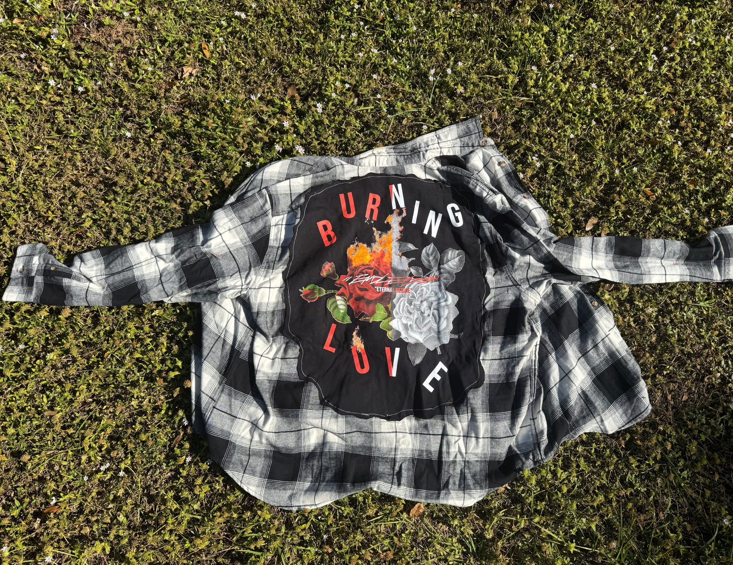 “Burning Love” Flannel