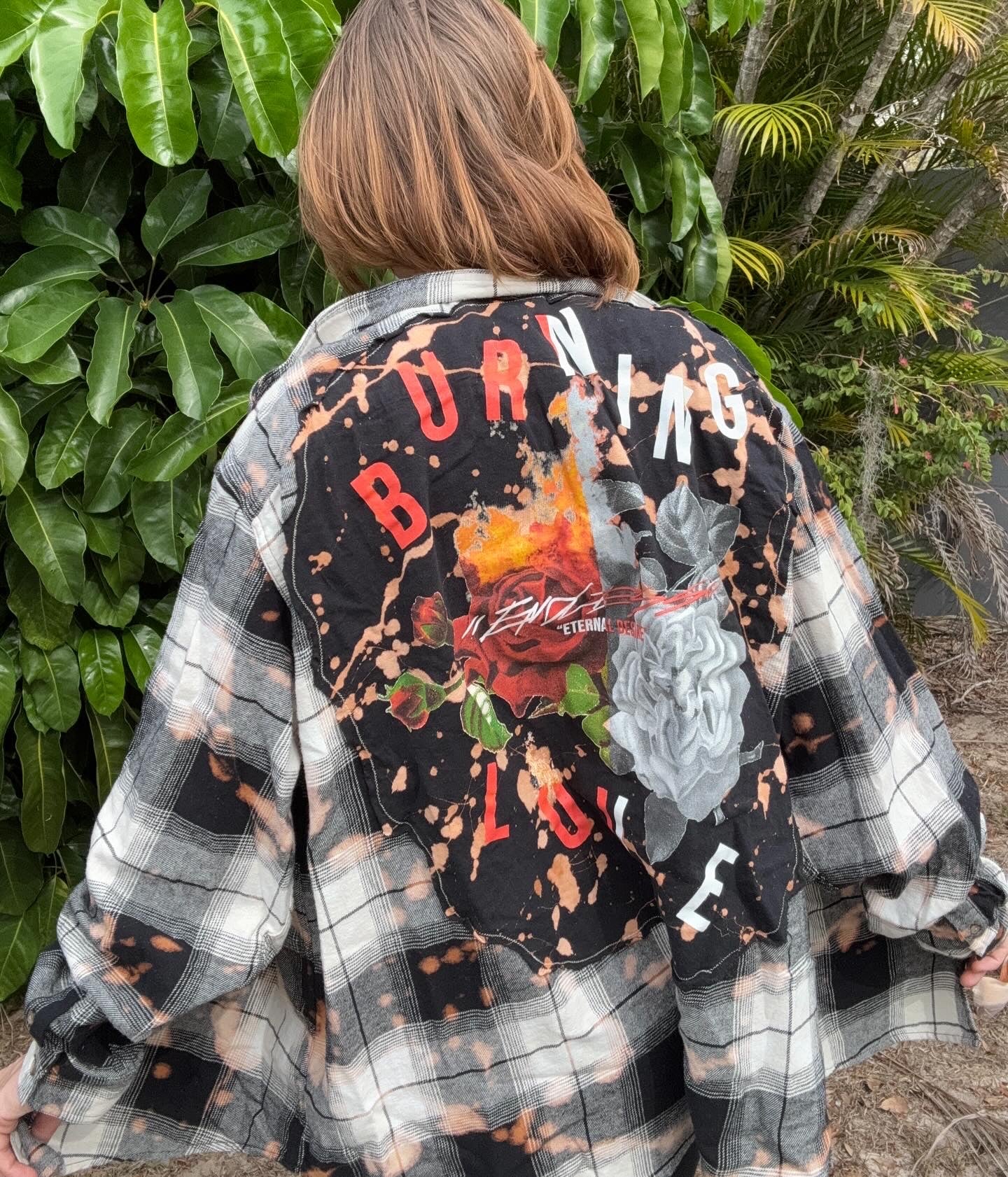 “Burning Love” Flannel